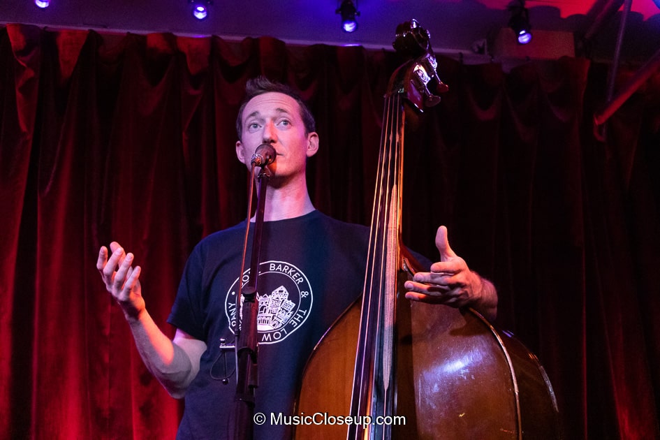 Jacob Drinkwater shrugging mid-joke